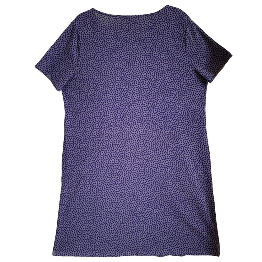 BODEN Womens' Gray & Purple Dandelion Short Sleeve Tunic Dress w. Pocket SZ 14 - Picture 4 of 8